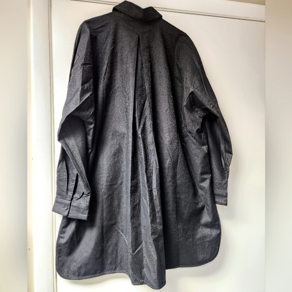 LULULEMON LAB Jacquard Relaxed-Fit Shirt In Leopardo Jacquard MED Black Size 12 - Picture 15 of 16